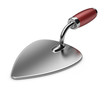 Trowel. Work tool. 3D icon isolated on white background