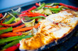 espadon et légumes à la plancha