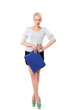 junge frau mit handtasch