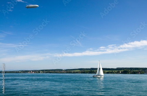 Photo: Segelboote am Bodensee Segelboote am Bodensee