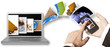 Easy to download or upload media files from smartphone