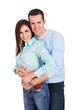 Portrait of beautiful young couple