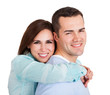 Portrait of beautiful young couple