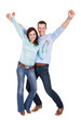 Portrait of beautiful young couple