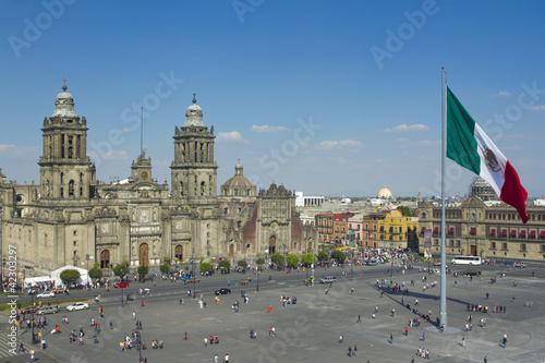 Fototapeta zocalo in mexico city