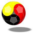 Fußball wie Yin Yang