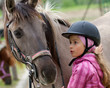 Horse whispers - Horse and lovely girl - best friends