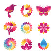Set Of Colorful Icons For Cosm...