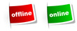 Schilder Online und offline