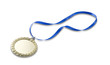 Photo: blank gold sports medal with copyspace and clipping path blank gold sports medal with copyspace and clipping path