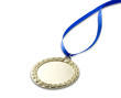 Photo: blank gold medal with clipping path and copyspace blank gold medal with clipping path and copyspace