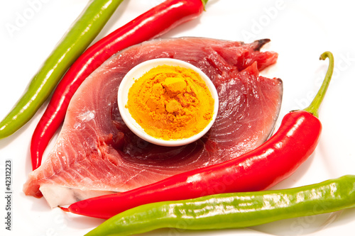 Photo: Thon et poivron Thon et poivron