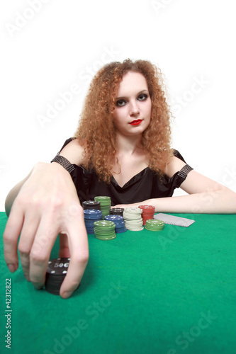 Photo: my bet poker isolated my bet poker isolated