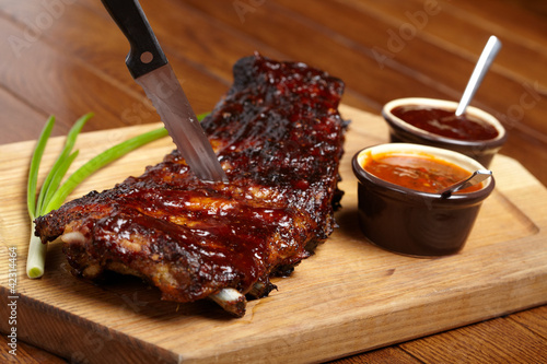 Photo: delicious BBQ ribs delicious BBQ ribs