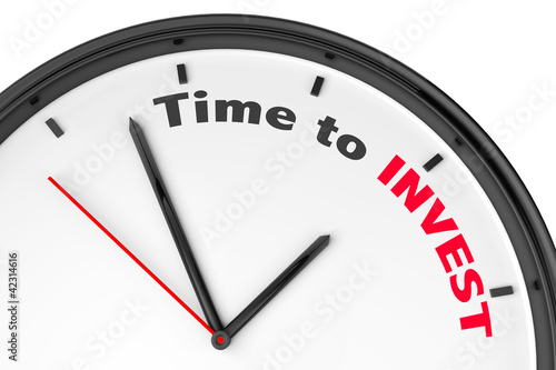 Illustration: Time to Invest concept Time to Invest concept