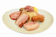 Choucroute with white cabbage and lemon