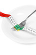 Photo: Fork and measuring tape Fork and measuring tape