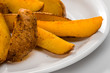 fried potatoes on plate