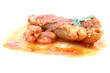 Fillet of Fish with shrimps
