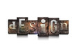 Design letterpress.