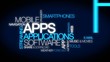 Video: Mobile Apps software application tag cloud animation Mobile Apps software application tag cloud animation