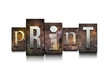 Print letterpress.