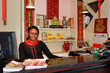 Chinese Restaurant African Receptionist