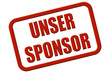 Stempel rot rel UNSER SPONSOR