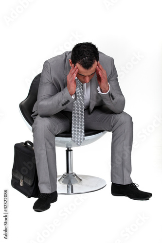 Photo: Worried man Worried man