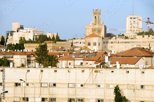 Foto: rooftop view Jerusalem Israel rooftop view Jerusalem Israel