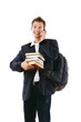 Young College Student on Cellphone