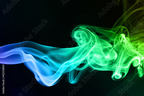 Photo: smoke on black smoke on black