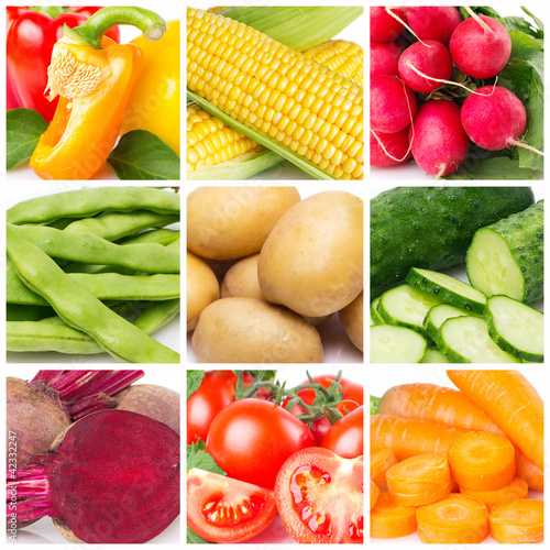 Photo: Vegetable collage Vegetable collage