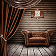 Interior of vintage room
