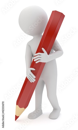 Illustration: männchen_bleistift, männchen_bleistift,