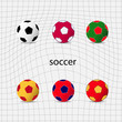 Vector: soccer ball soccer ball