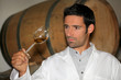Man tasting wine