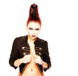 Foto: Fierce punk rocker model Fierce punk rocker model