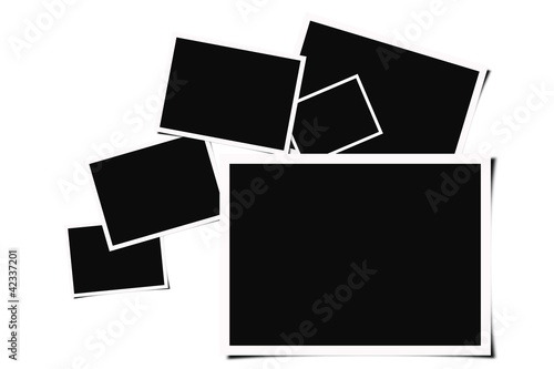 Photo: Polaroid films background Polaroid films background