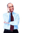 Skeptical businessman.