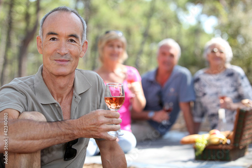Foto: Seniors Picnic in the field Seniors Picnic in the field