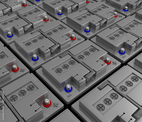 Illustration: Batterie Speicher Batterie Speicher