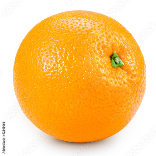 Photo: orange isolated on white background orange isolated on white background