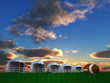 Football Helmet Composition