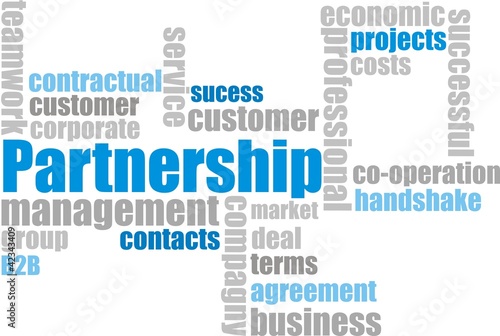 Vector: fond partnership fond partnership