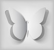 Vector Paper Cut- Out Butterfly