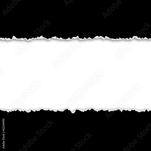 Vector: aufgerissenes Papier mit Textfreiraum aufgerissenes Papier mit Textfreiraum