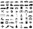 Silhouetten Verkehrsmittel
