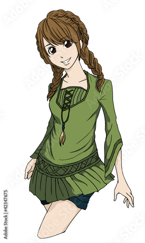 Vetor: 私服 女性 私服 女性