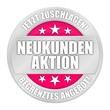 Illustration: button 201204 neukunden aktion I button 201204 neukunden aktion I